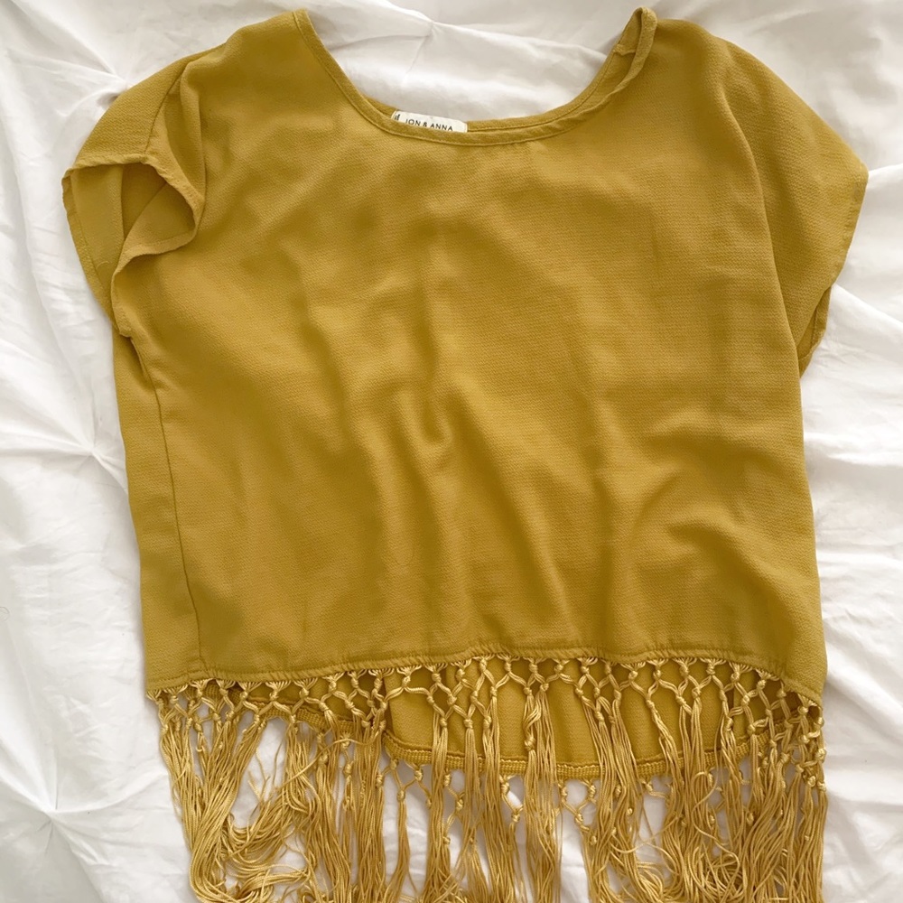 Yellow blouse